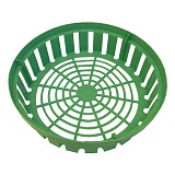 Корзина для луковичных круглая, 30 см, зеленая