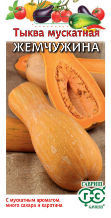 Тыква Жемчужина, мускатная Гавриш
