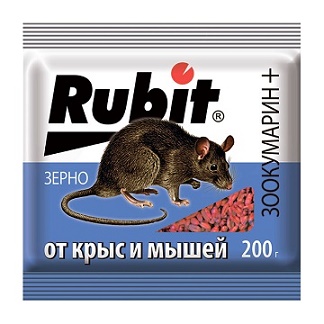 Рубит Зоокумарин+ Зерно 200гр (30шт)