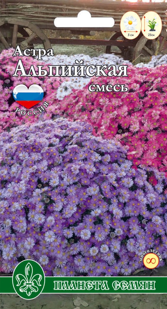 Астра Альпийская смесь 0,1г п/с