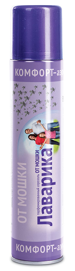 Лаварика Аэрозоль от мошки баллон 210 см куб 24шт/кор