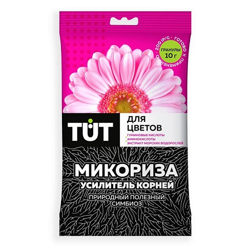 Микориза гранулы 10 г с акт. добавк. для цветов Тут БИО (50шт/кор)