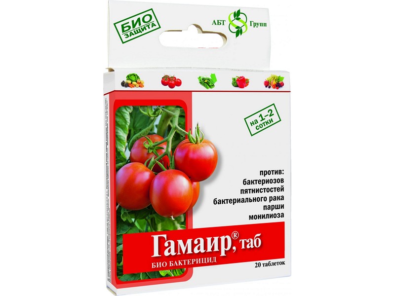 Гамаир  кор. 20 табл.  (100 шт)  от бактер. болезн