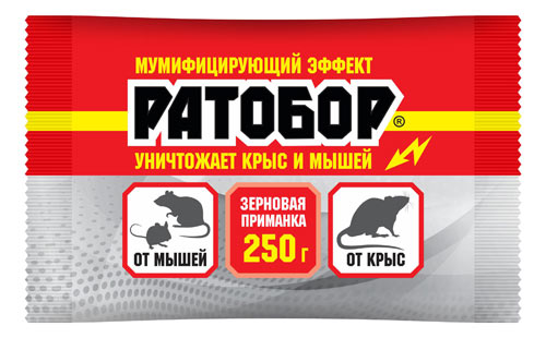 Ратобор зерновая приманка 250г 30шт/кор