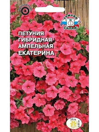 Петуния амп. Екатерина сурфиния лососевая 5шт Седек